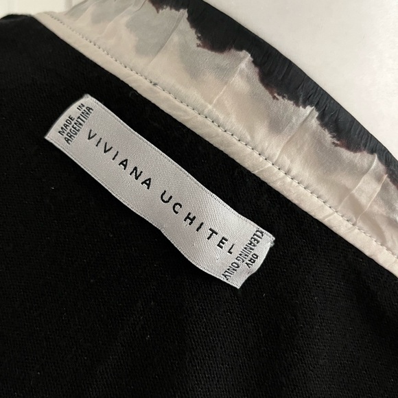 Viviana Uchitel Made in Argentina Cashmere Blend Open Sweater. Size Small - Picture 6 of 8